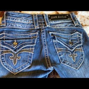 Rock Revival Size 25L Wide leg Jeans